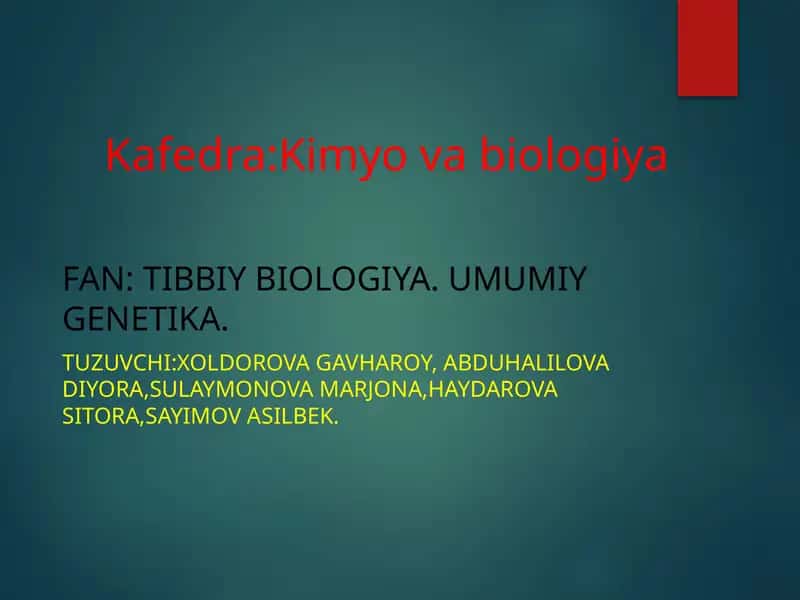 QARILIKNING BIOLOGIK ASOSLARI 1