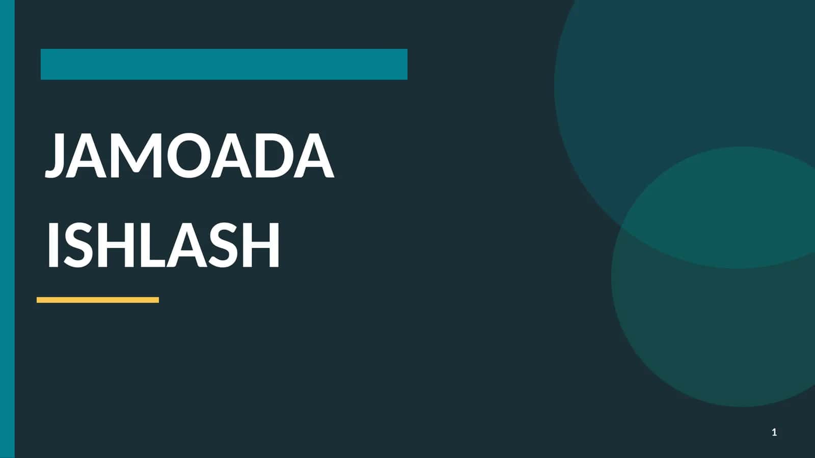JAMOADA ISHLASH 1