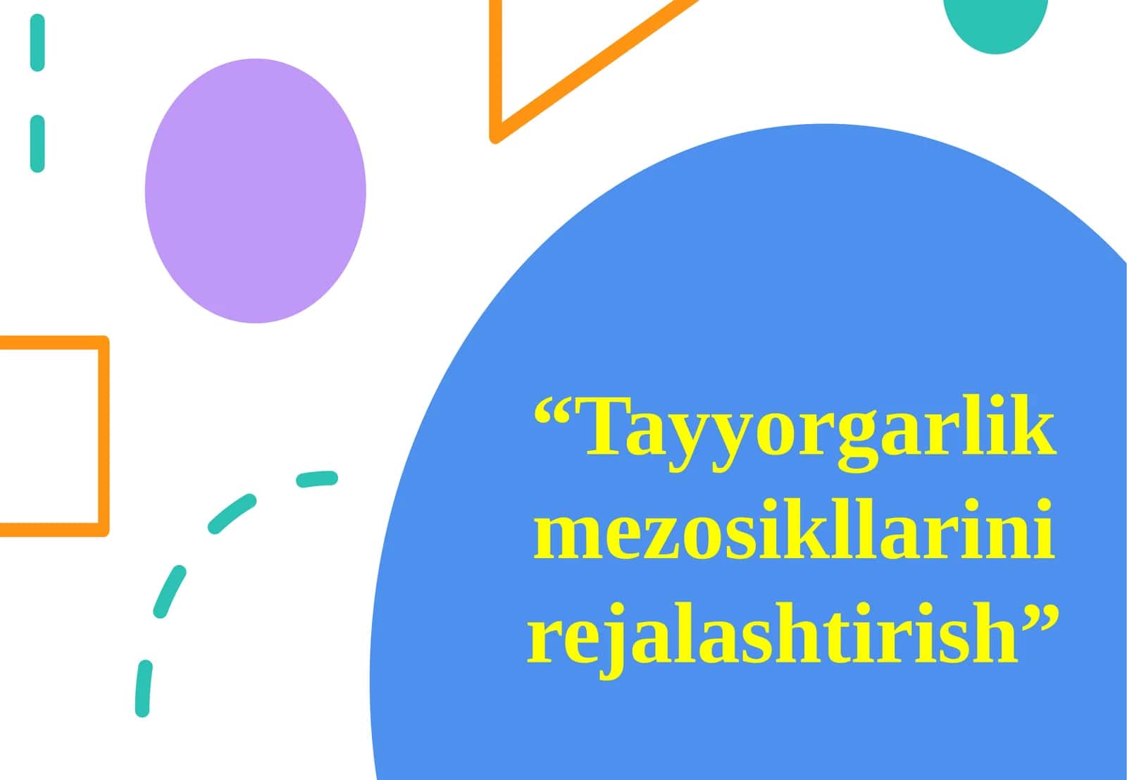 Tayyorgarlik mezosikllarini rejalashtirish 1