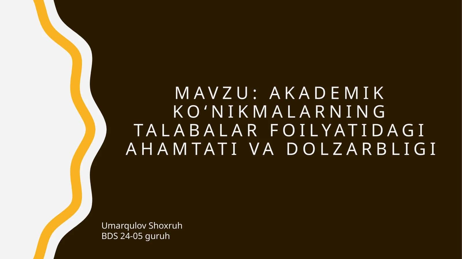 Akademikkoʻnikmalarningtalabalarfoilyatidagiahamtativadolzarbligi 1