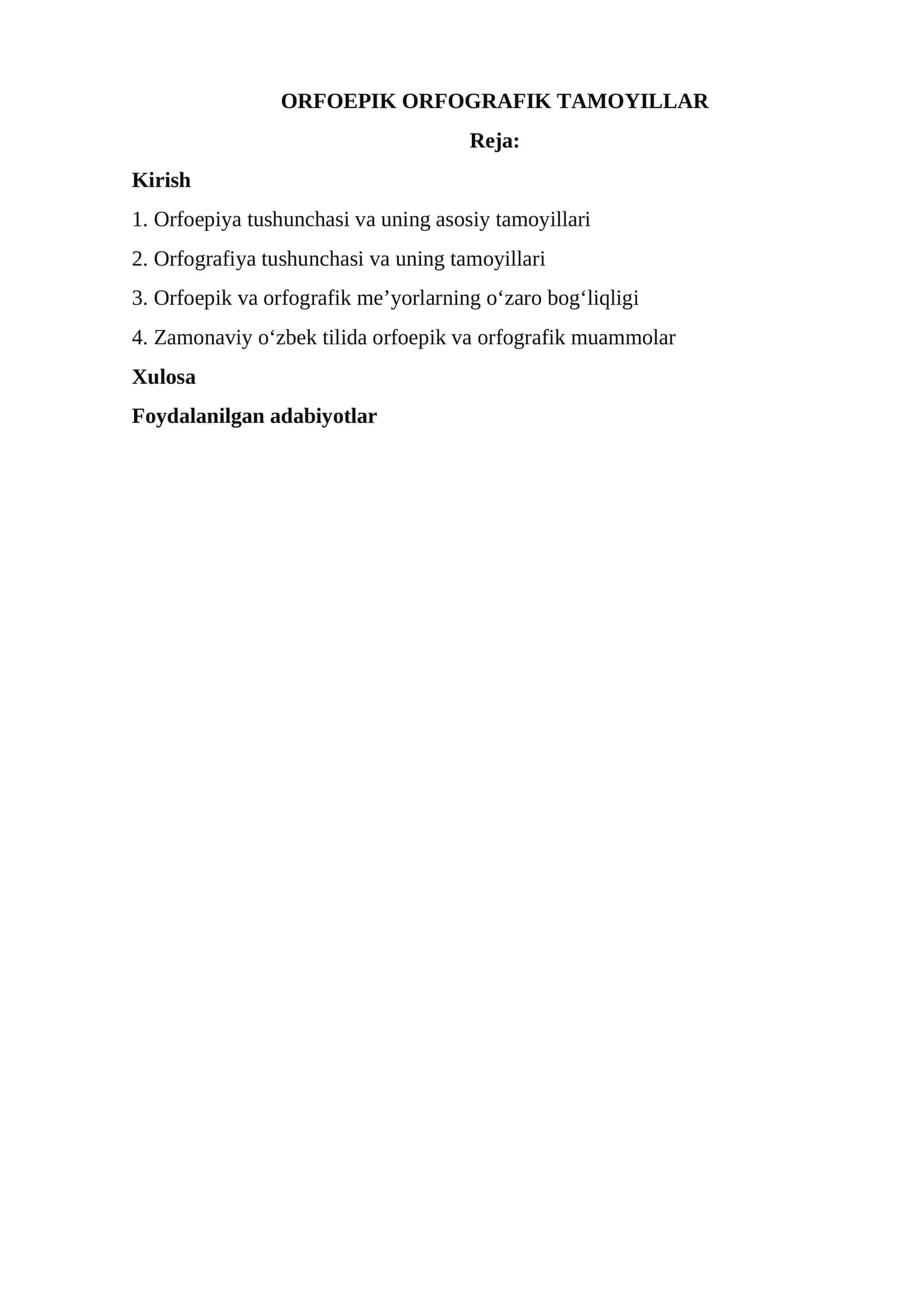 ORFOEPIK ORFOGRAFIK TAMOYILLAR 1