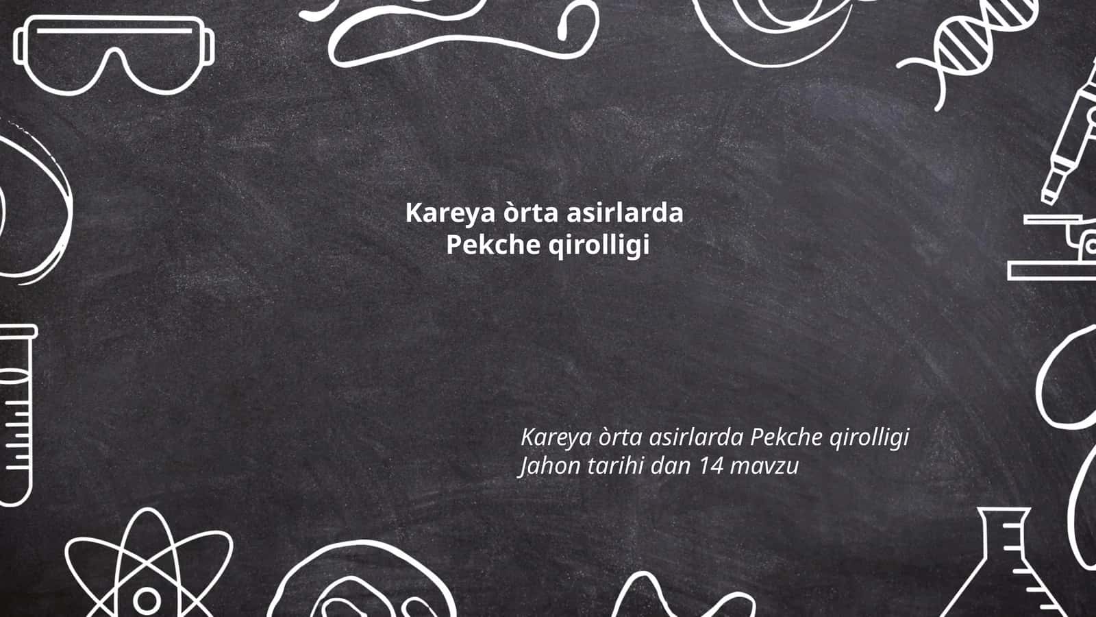 Kareya òrta asirlarda Pekche qirolligi 1
