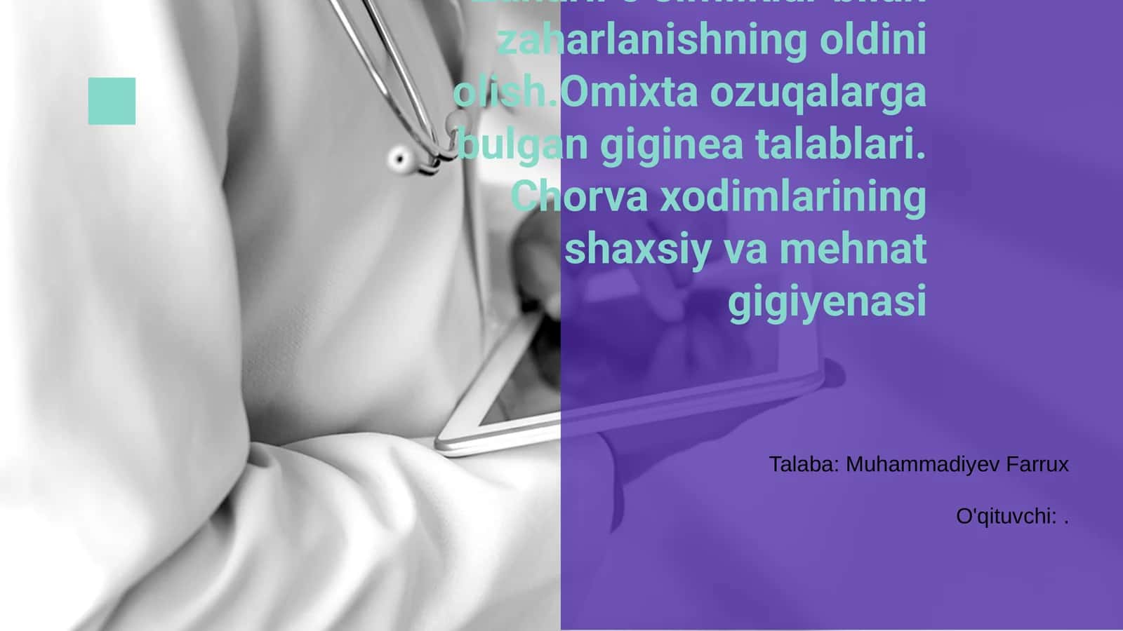 Zaharli oʻsimliklar bilan zaharlanishni oldini olish 1