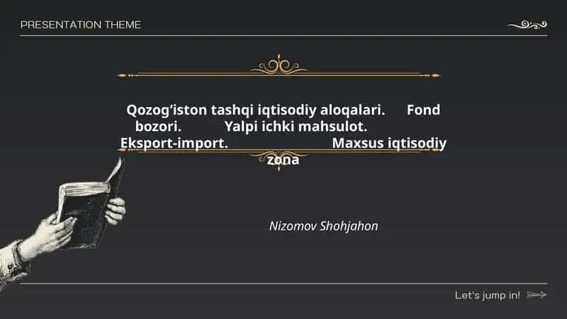 Qozogʻiston tashqi iqtisodiy aloqalari 1