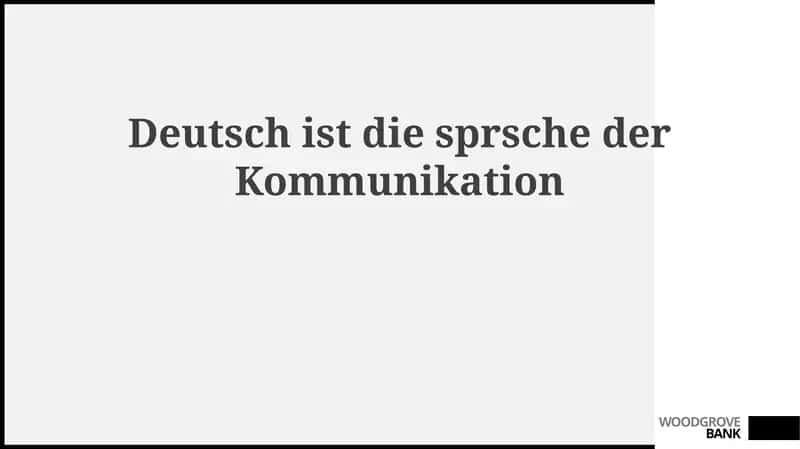 Deutsch als Kommunikationssprache: Eine Einführung 1