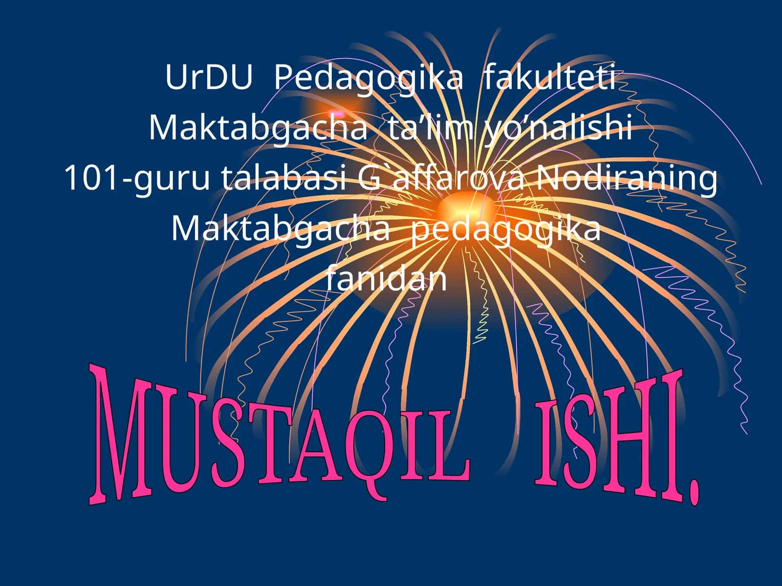 UrDU Pedagogika fakulteti 1