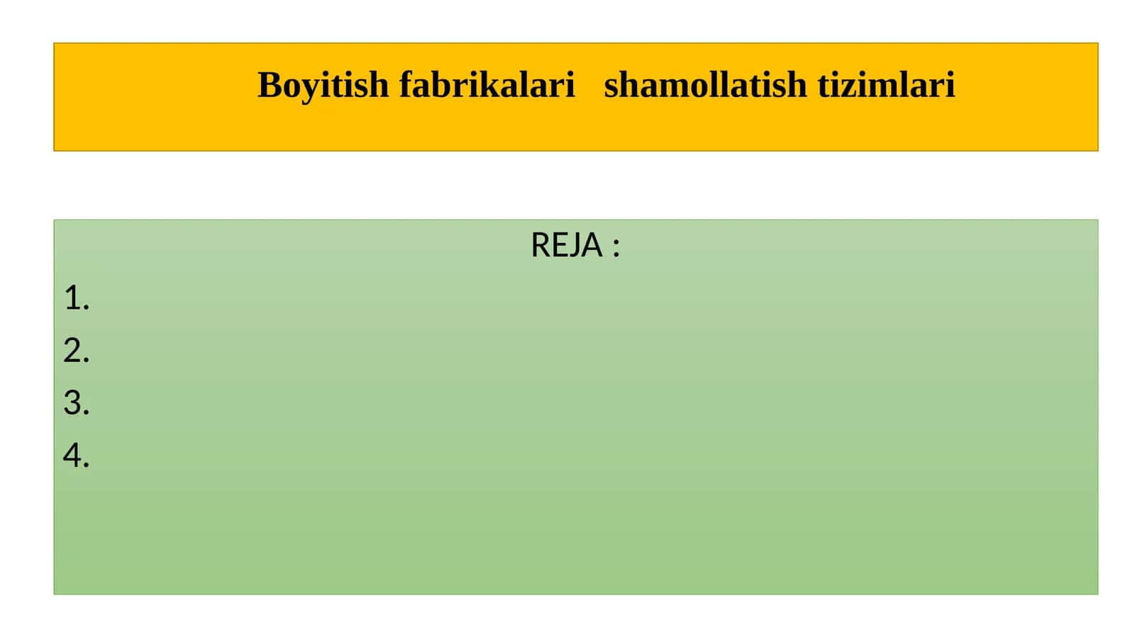 Boyitish fabrikalari shamo llatishtizimlari 1