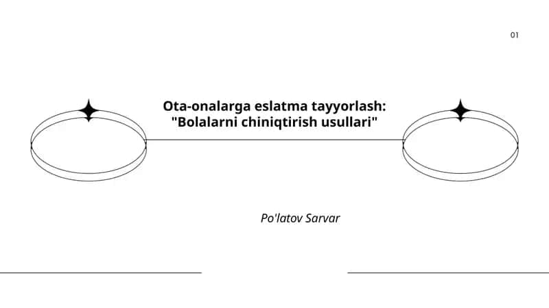 Bolalarni chiniqtirish usullari 1