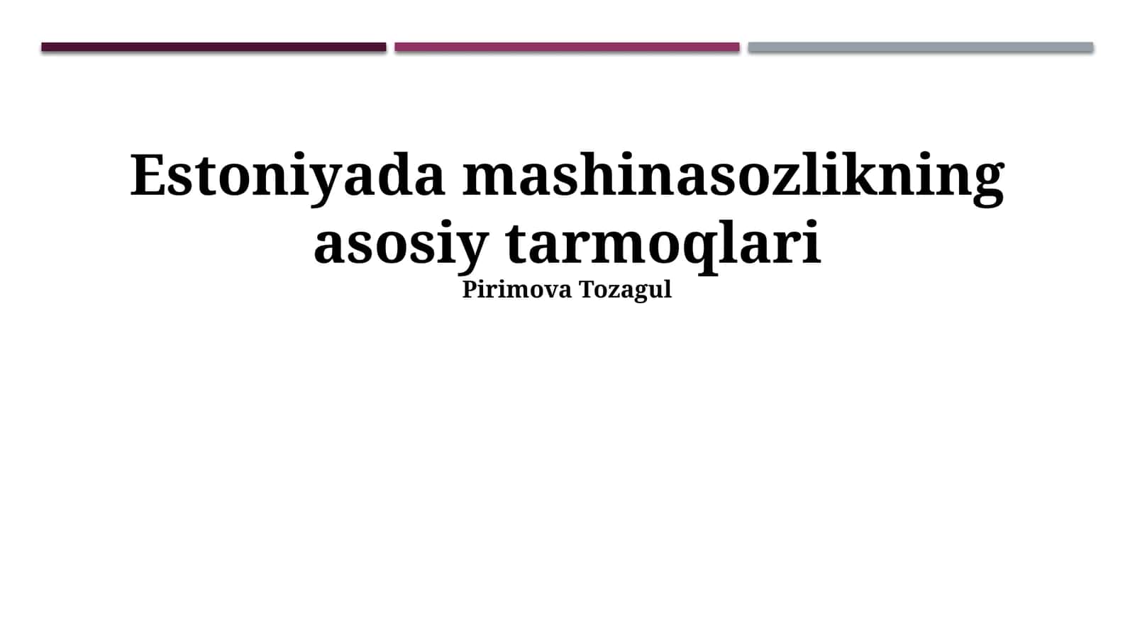 Qurilish mexanikasi 1