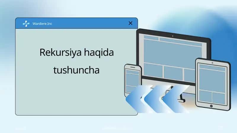 Rekursiya haqida tushuncha 1