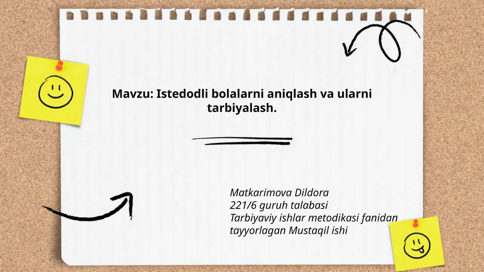 Istedodli bolalarni aniqlash va ularni tarbiyalash 1