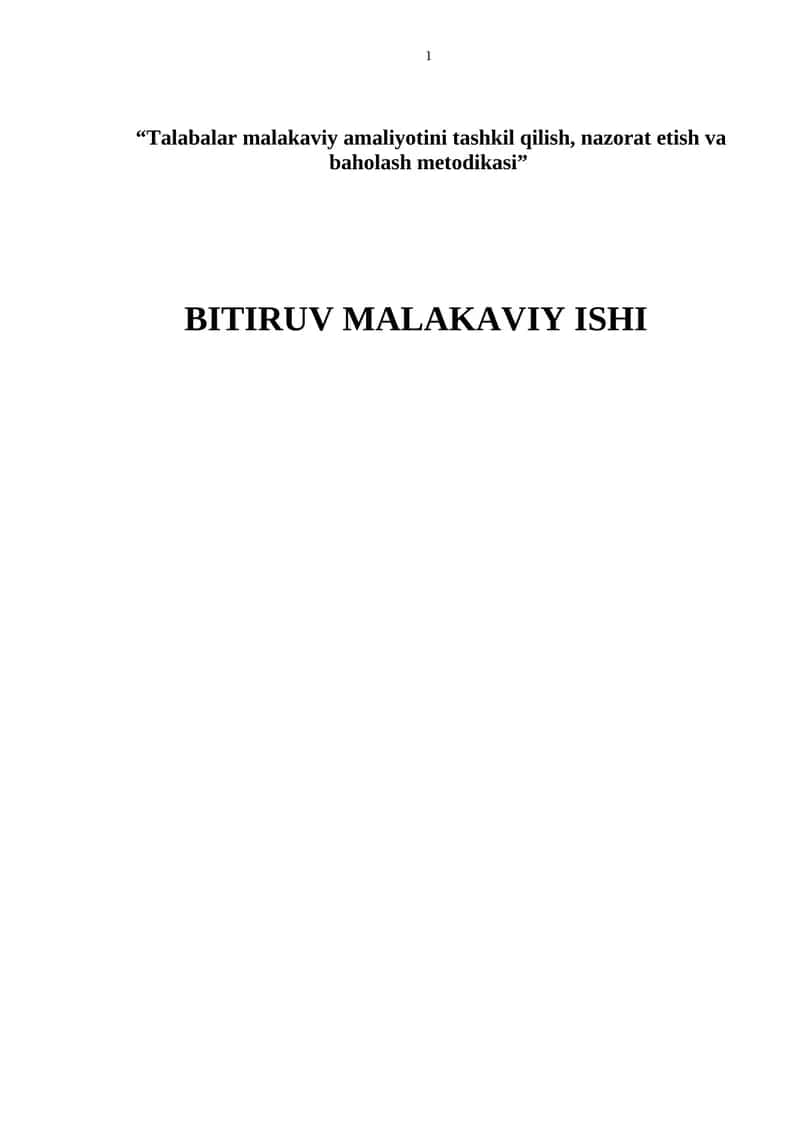 Pedagogik Amaliyot Haqida Tushuncha 1