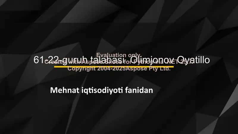 Kompaniya haqida ma'lumotlar 1
