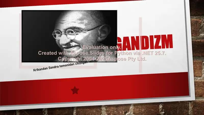Mahatma Gandi va Gandizm 1