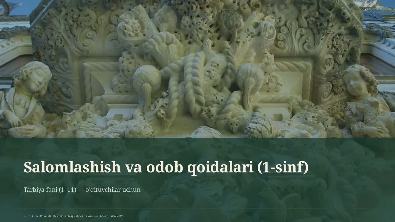 Salomlashish va odob qoidalari (1-sinf) 1