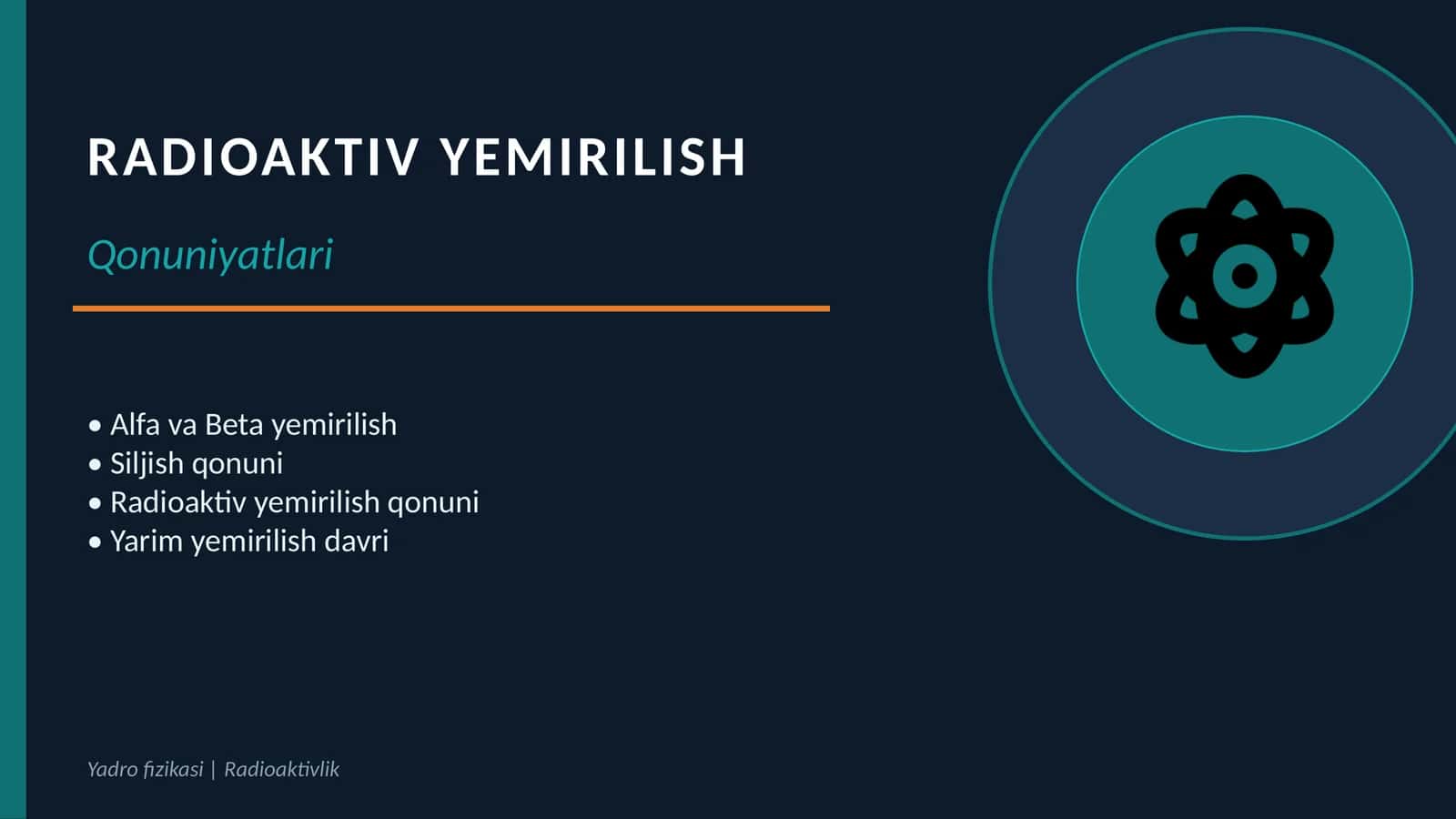 RADIOAKTIV YEMIRILISH 1