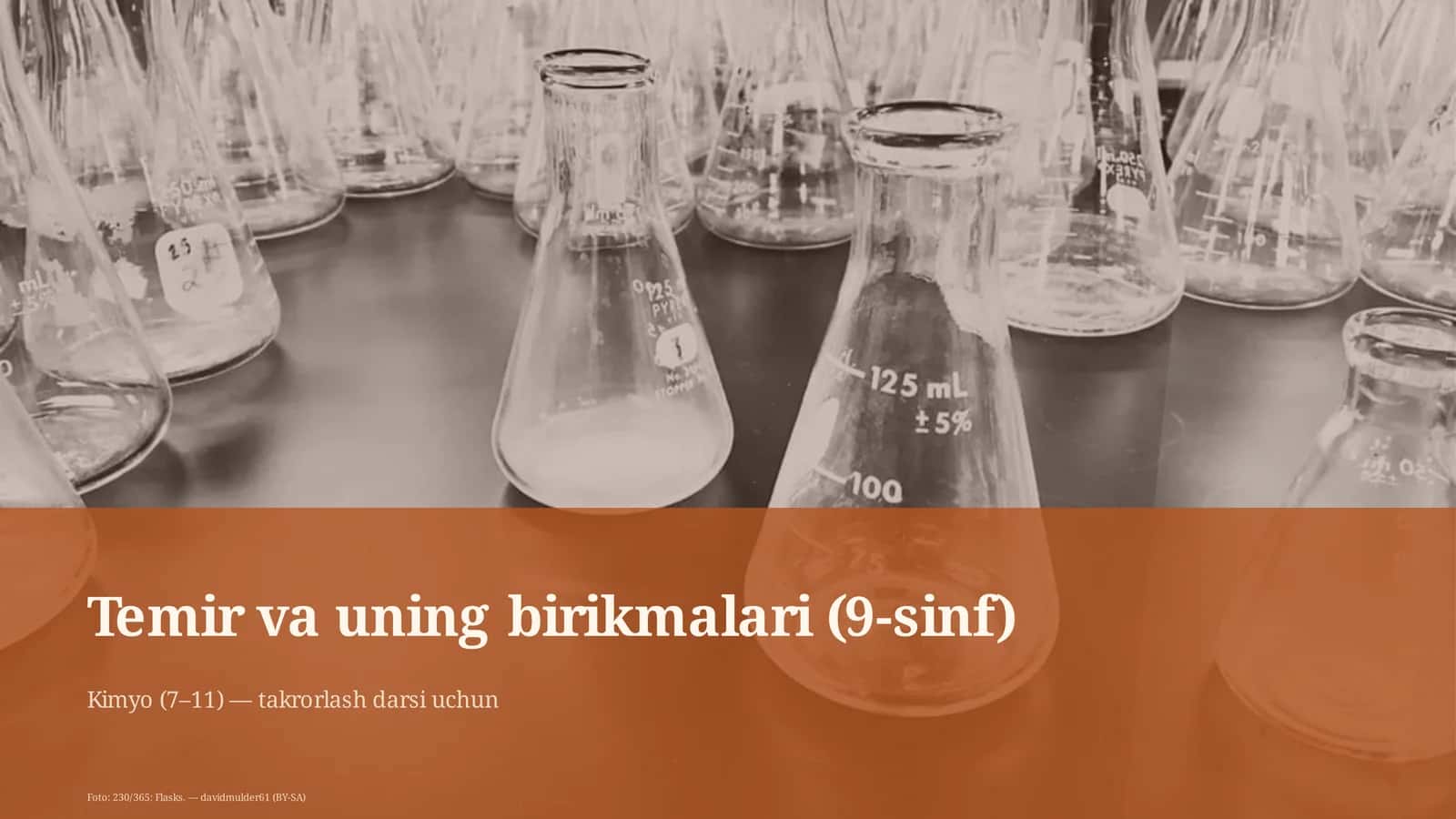 Temir va uning birikmalari (9-sinf) 1