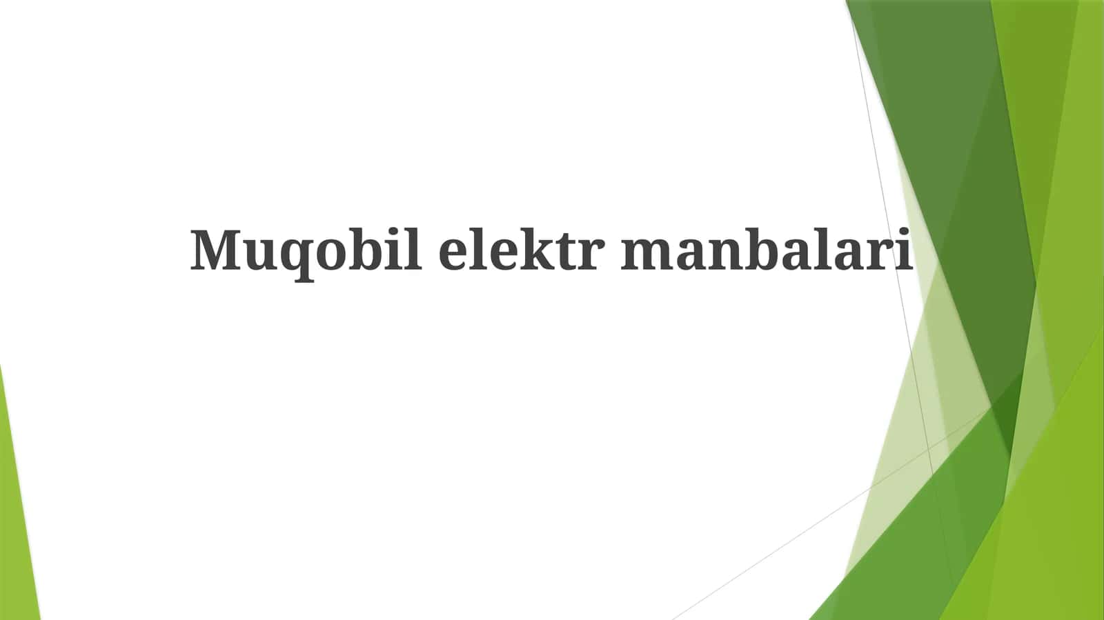 Muqobilelektrmanbalari 1
