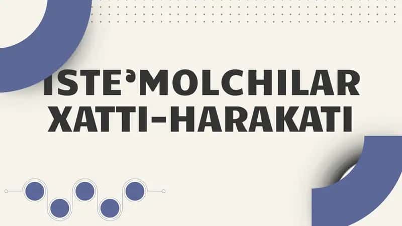 Iste’molchilar xatti-harakati 1