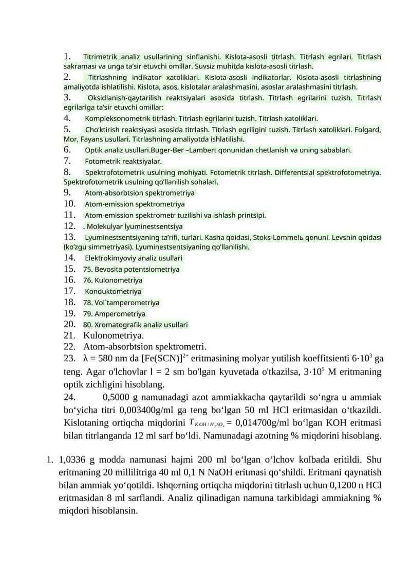 Titrimetrik analiz usullari 1