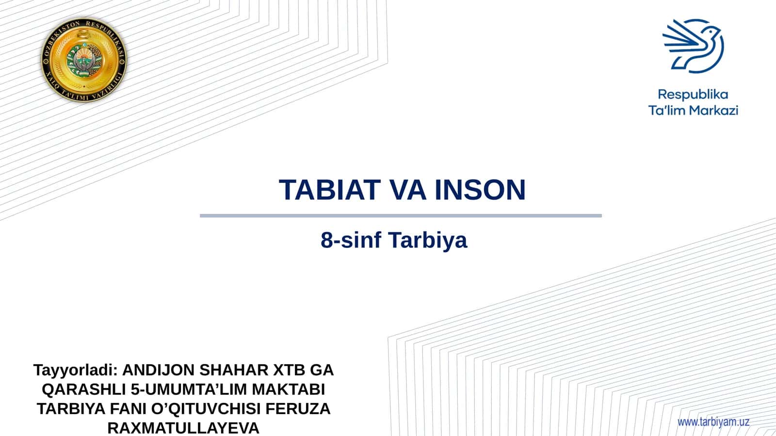 TABIAT VA INSON 1