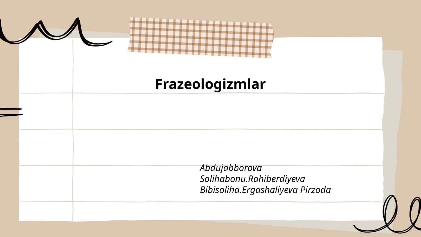 Frazeologizmlar 1