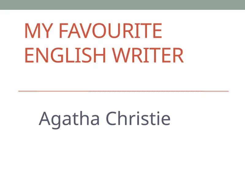 Agatha Christie 1