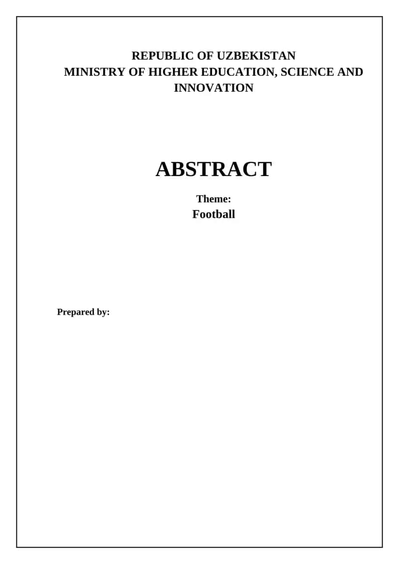 Football's Future: Challenges and Opportunities 1
