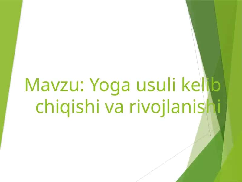 Yoga 1