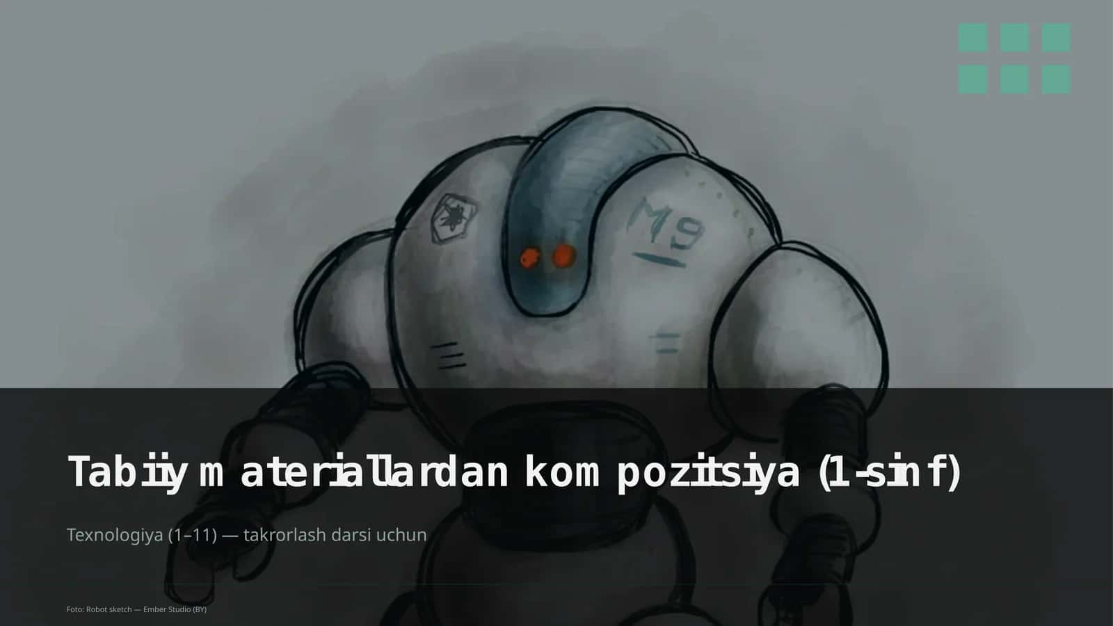 Tabiiy materiallardan kompozitsiya (1-sinf) 1