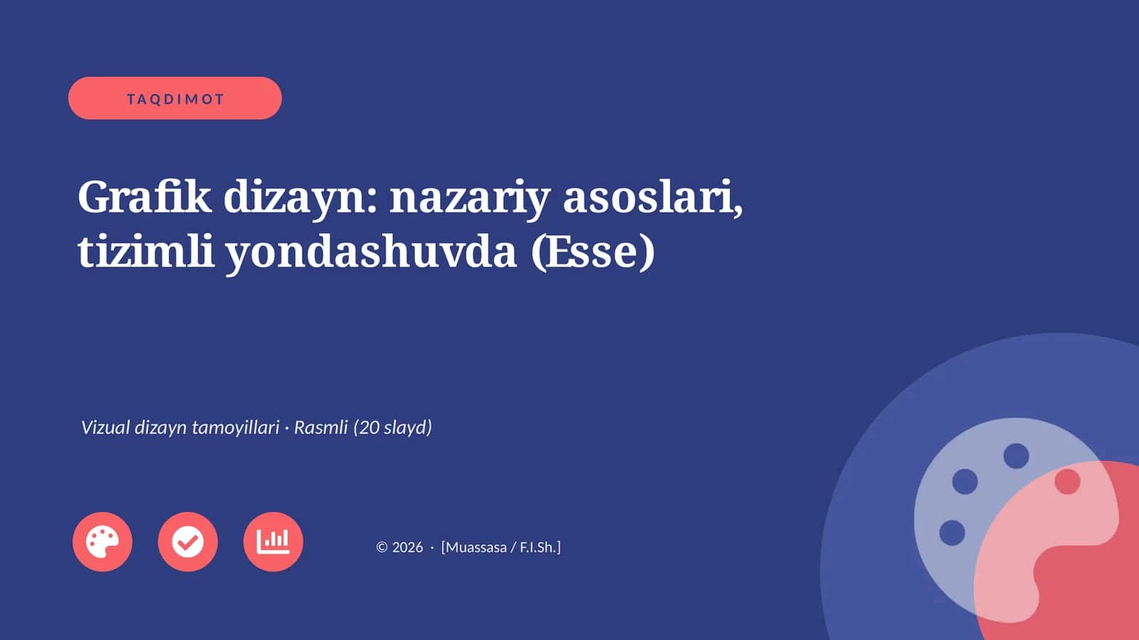 Grafik dizayn: nazariy asoslari, tizimli yondashuvda (Esse) 1
