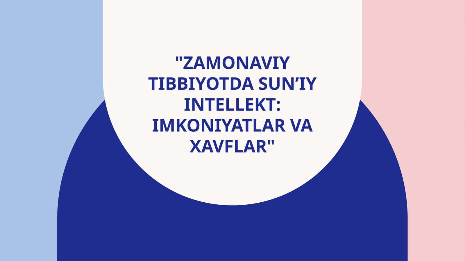 zamonaviy tibbiyotda sun'iy intellekt 1