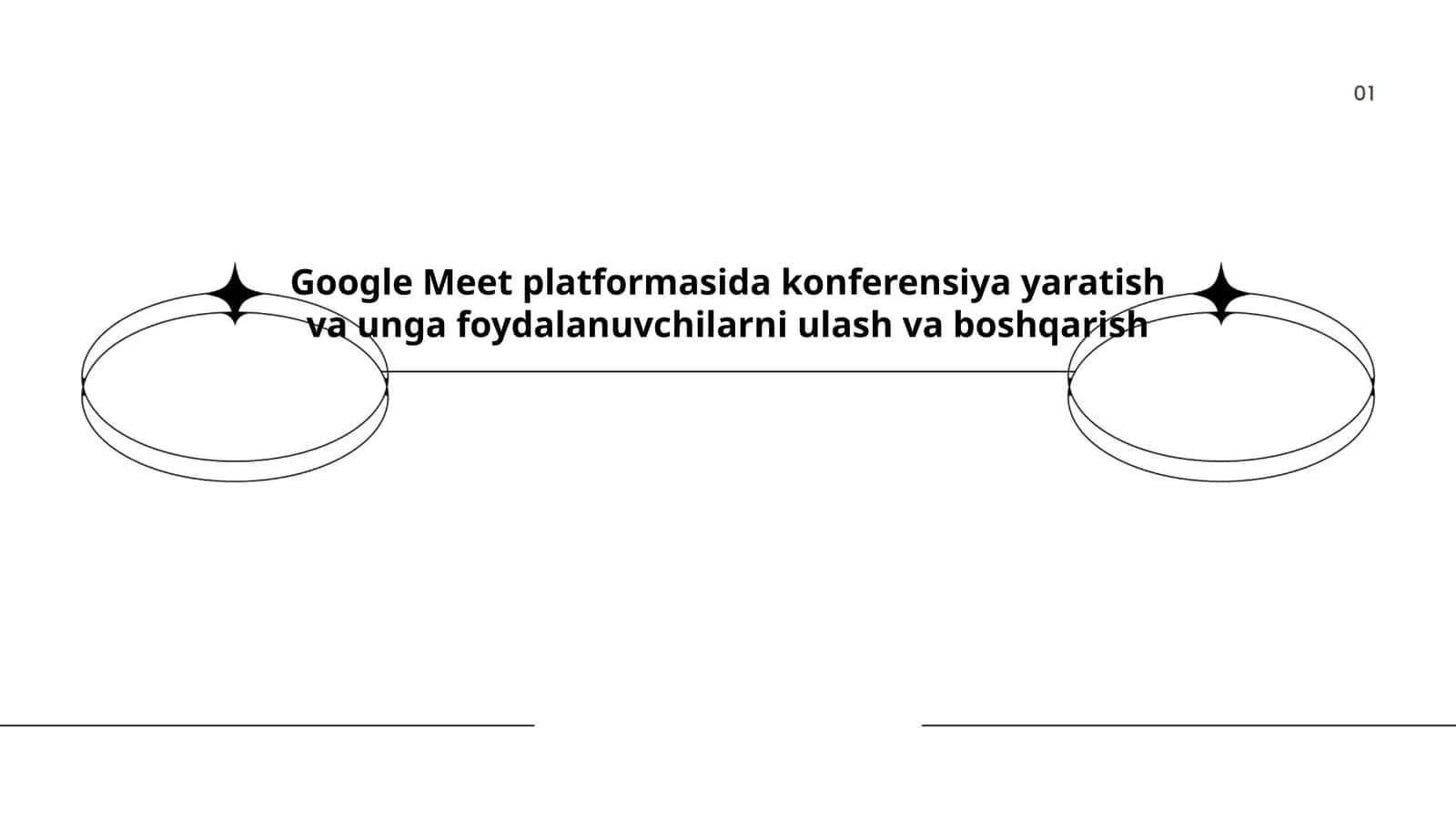 Google Meet platformasida konferensiya yaratish va unga foydalanuvchilarni ulash va boshqarish 1