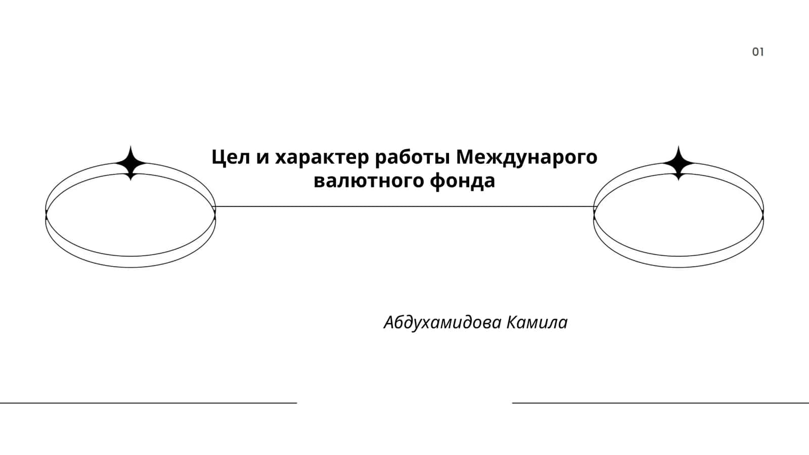 Цели и характер работы Международного валютного фонда 1