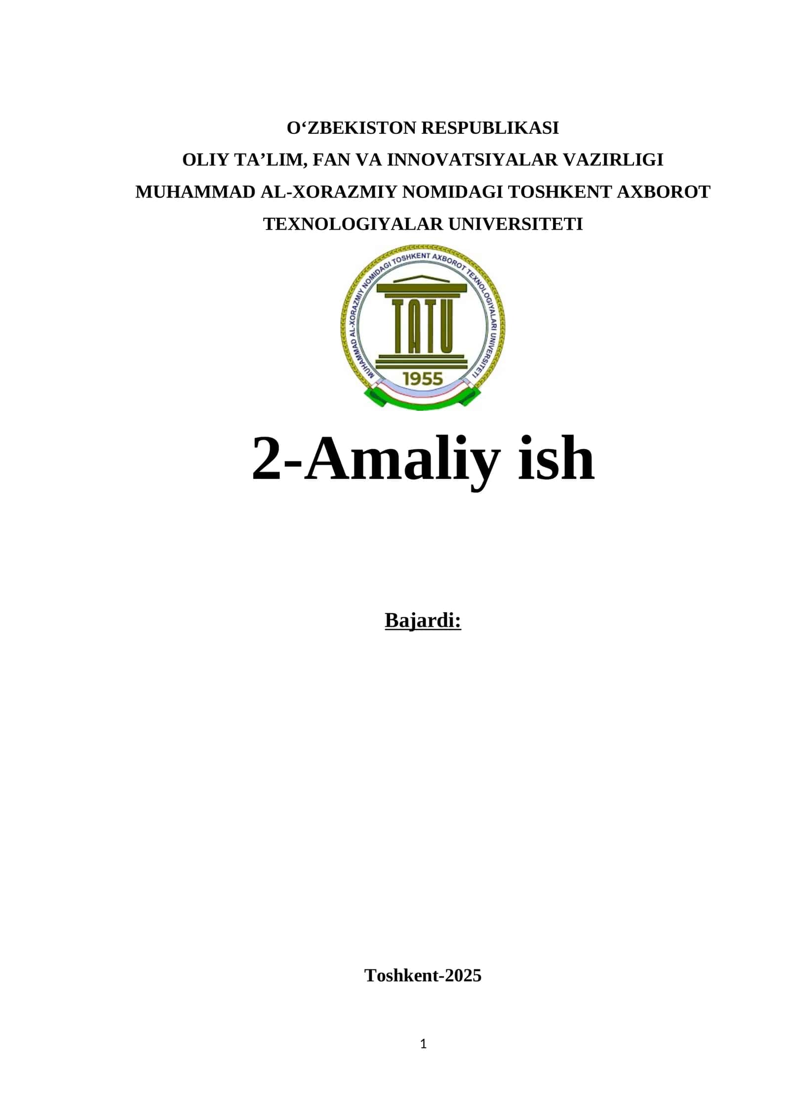 Chuqur o‘qitish jarayonlarini parallellashtirish 1