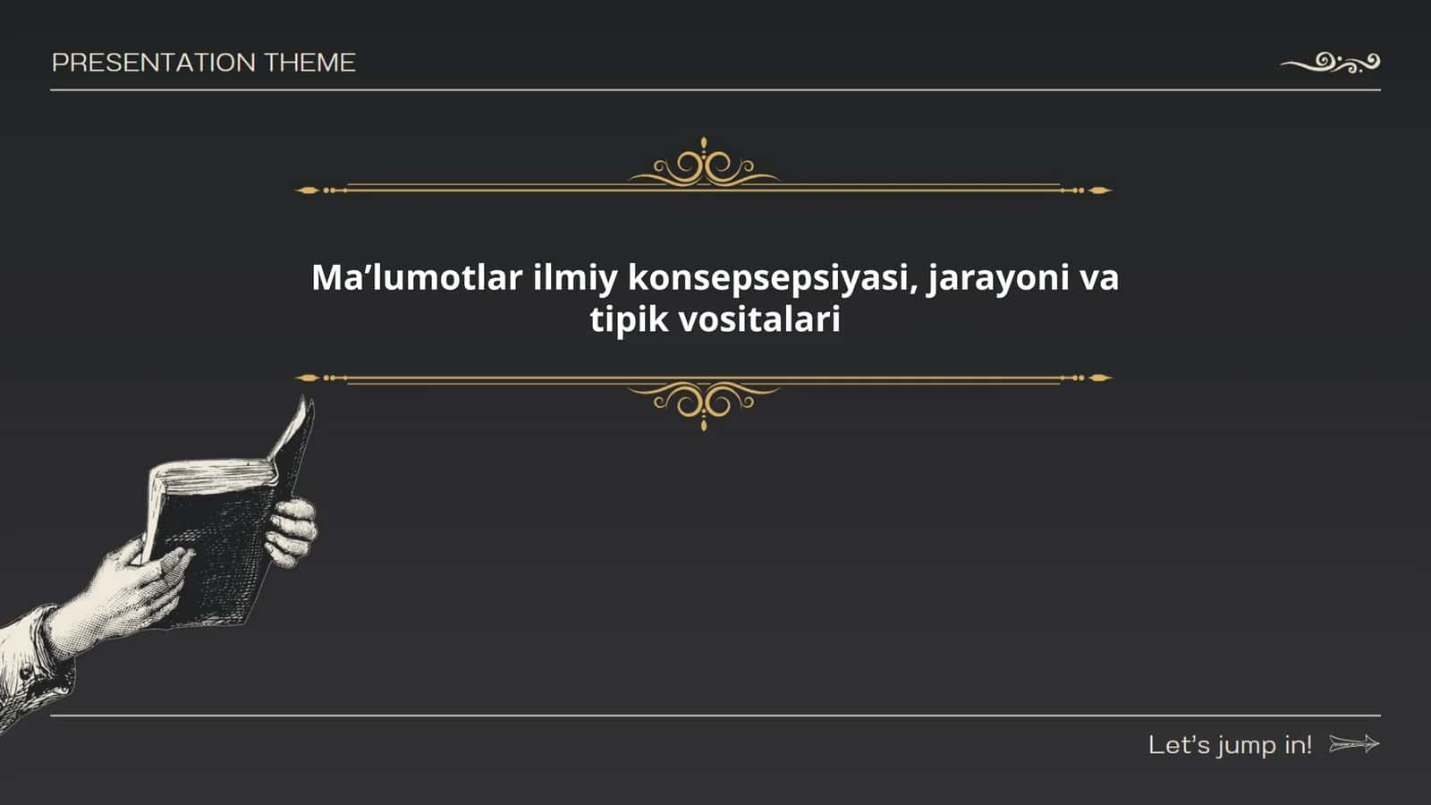 Jarayon va tipik vositalari 1