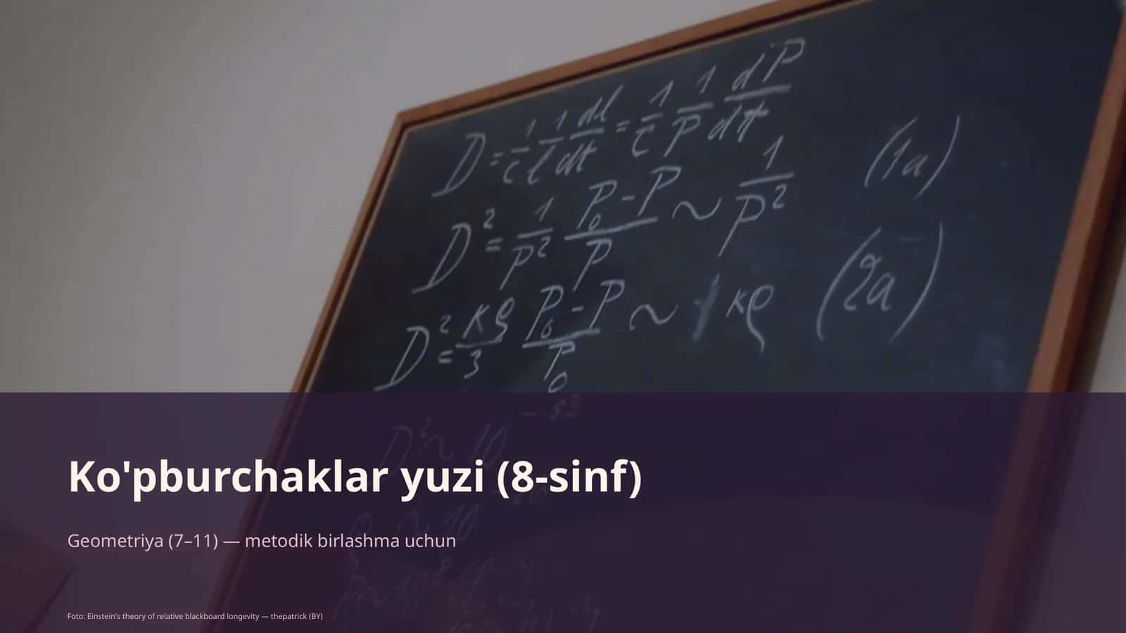 Ko'pburchaklar yuzi (8-sinf) 1