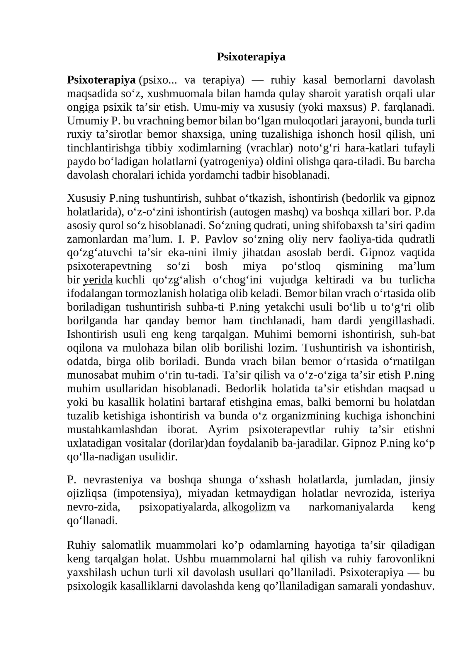 Psixoterapiya 1