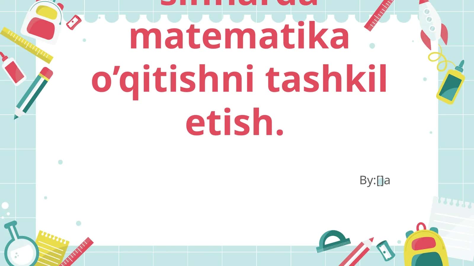 Matematika kurslari 1