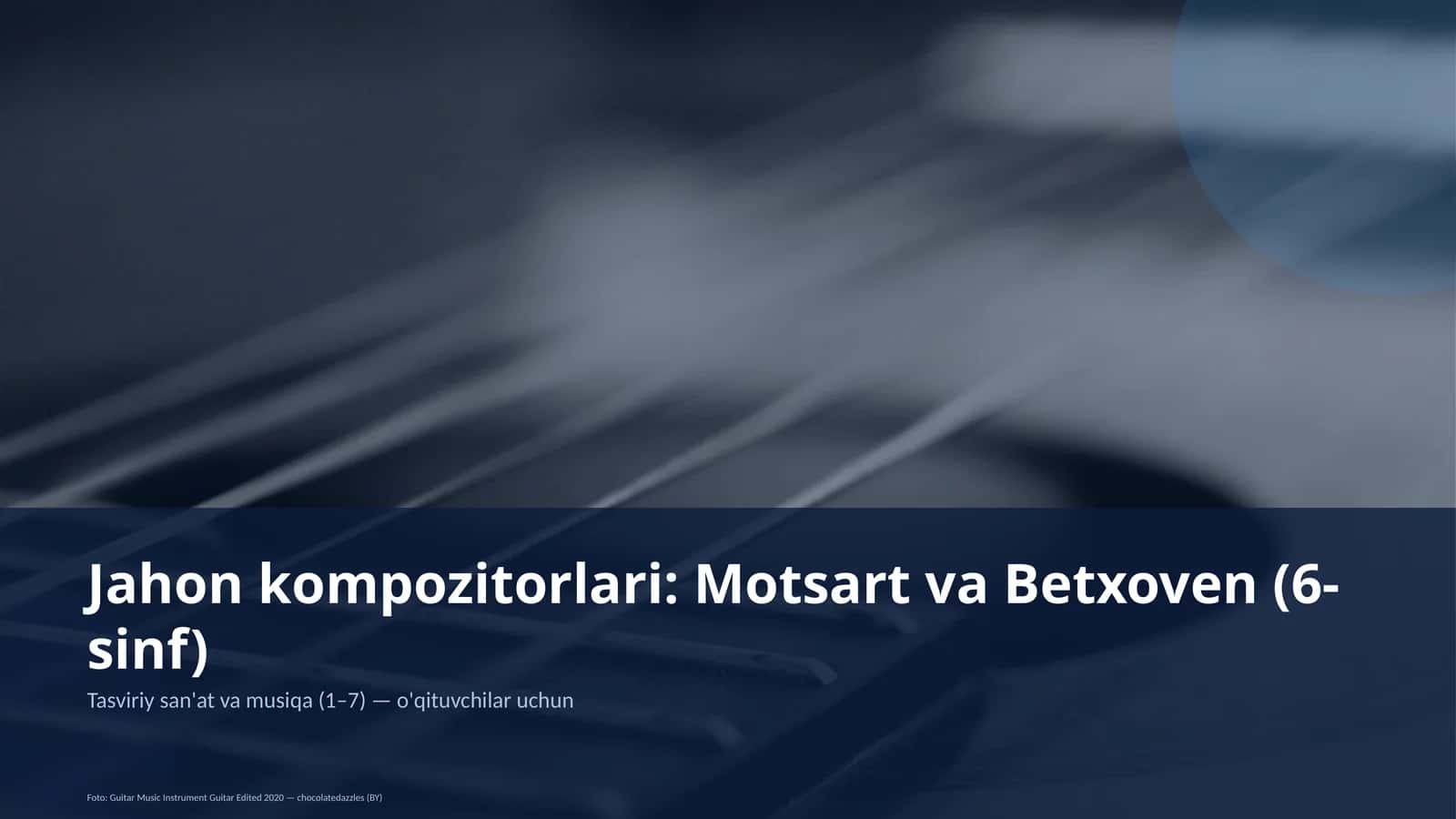 Motsart va Betxoven (6-sinf) 1