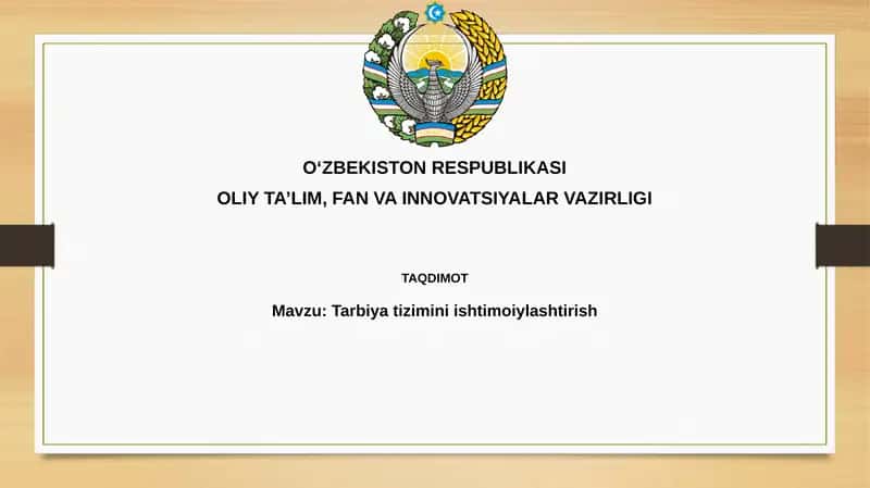 Tarbiyatiziminiishtimoiylashtirish 1
