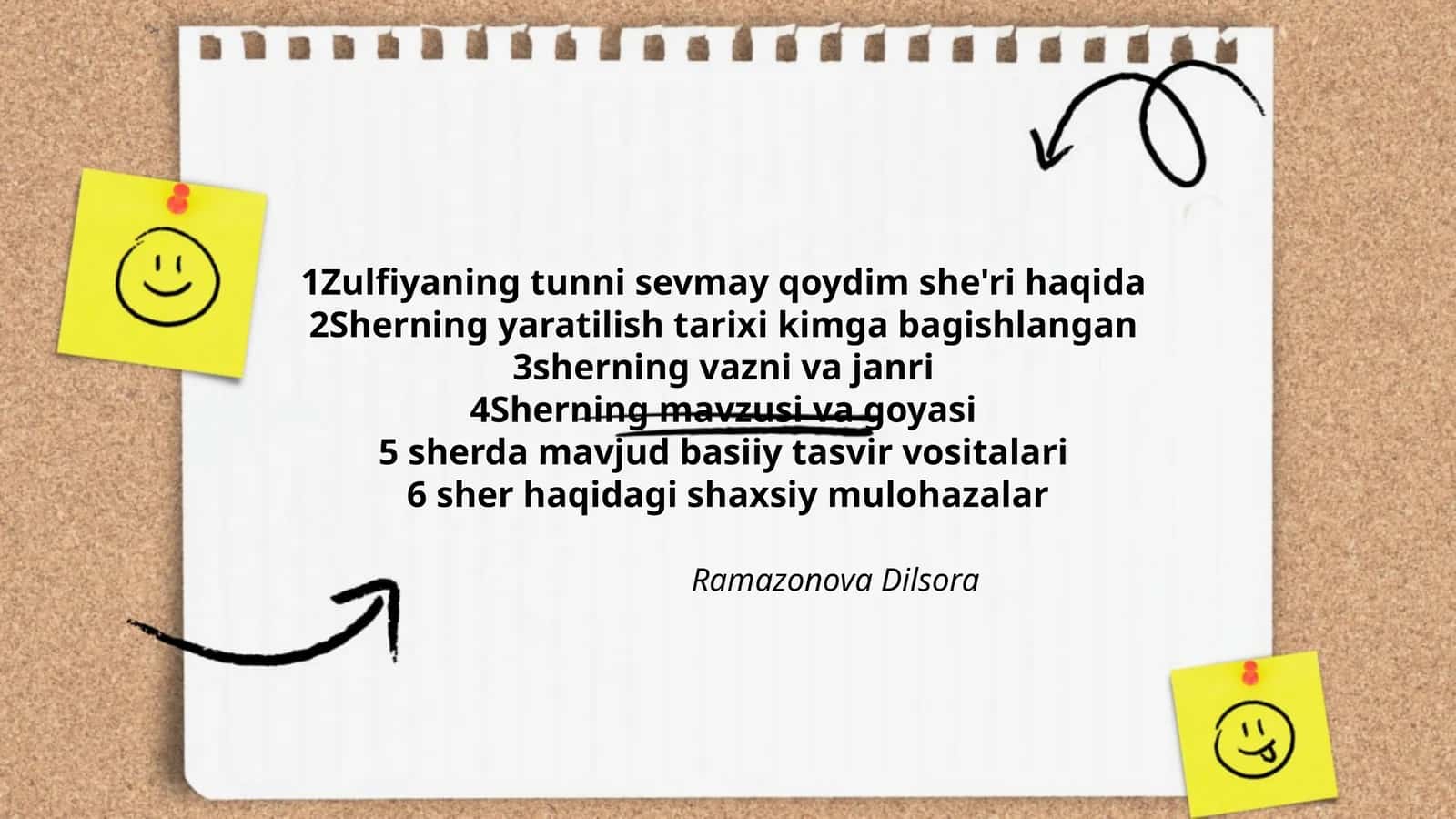 Zulfiyaning tunni sevmay qoydim she'ri haqida 1