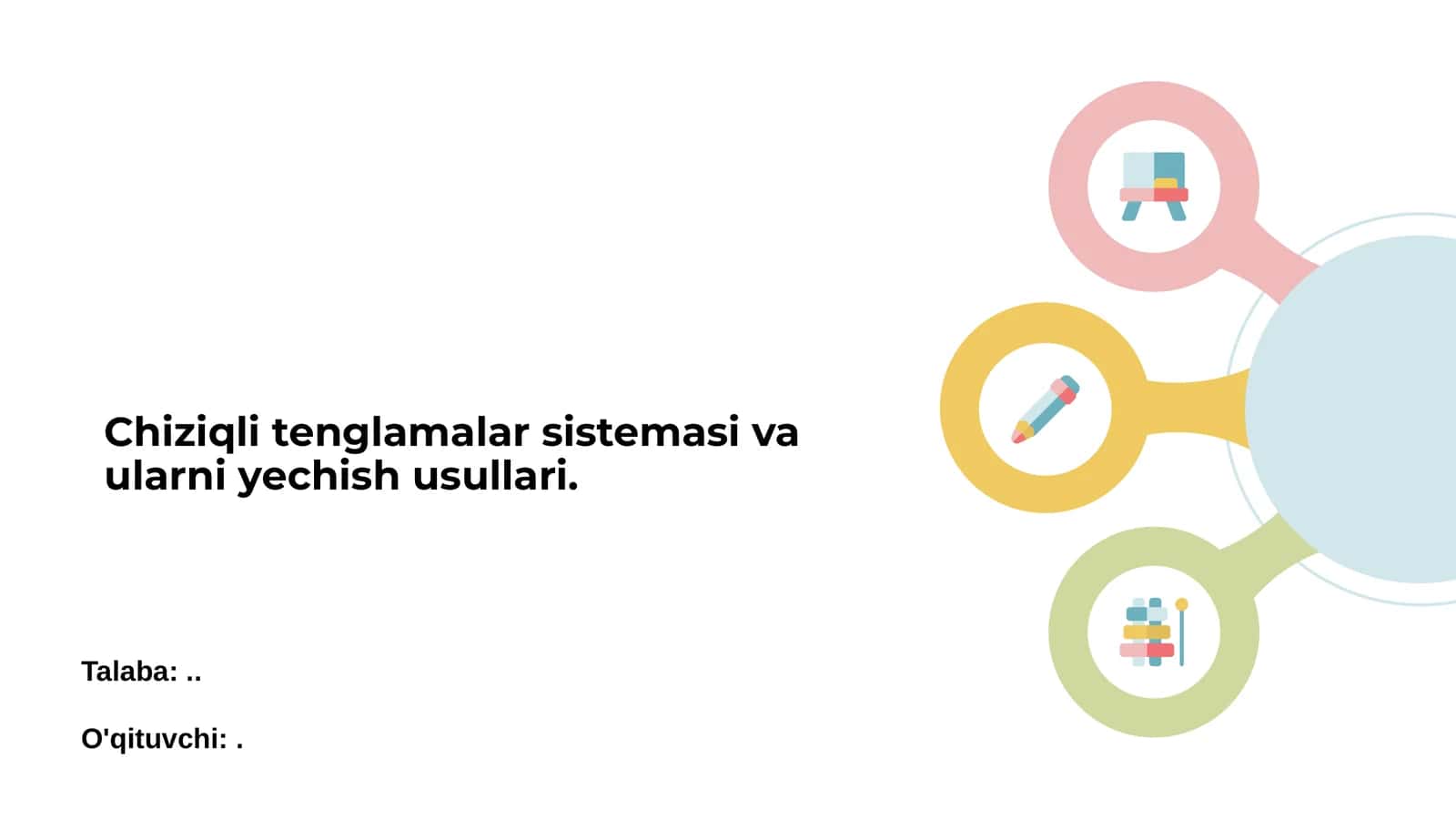 Chiziqli tenglamalar sistemasi va ularni yechish usullari 1