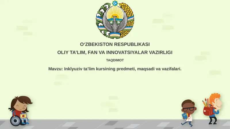 Inklyuziv ta'lim kursi 1