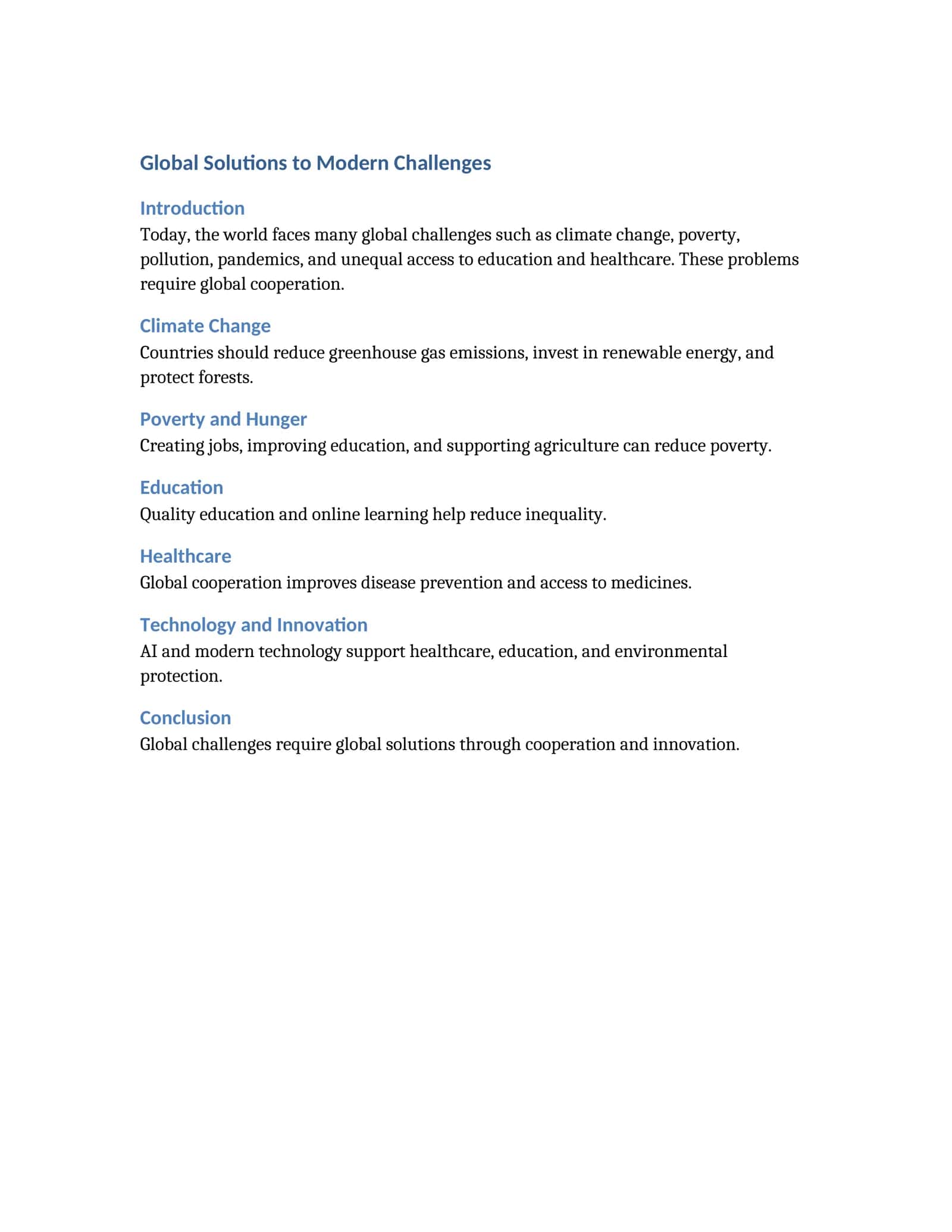 Global Solutions 1