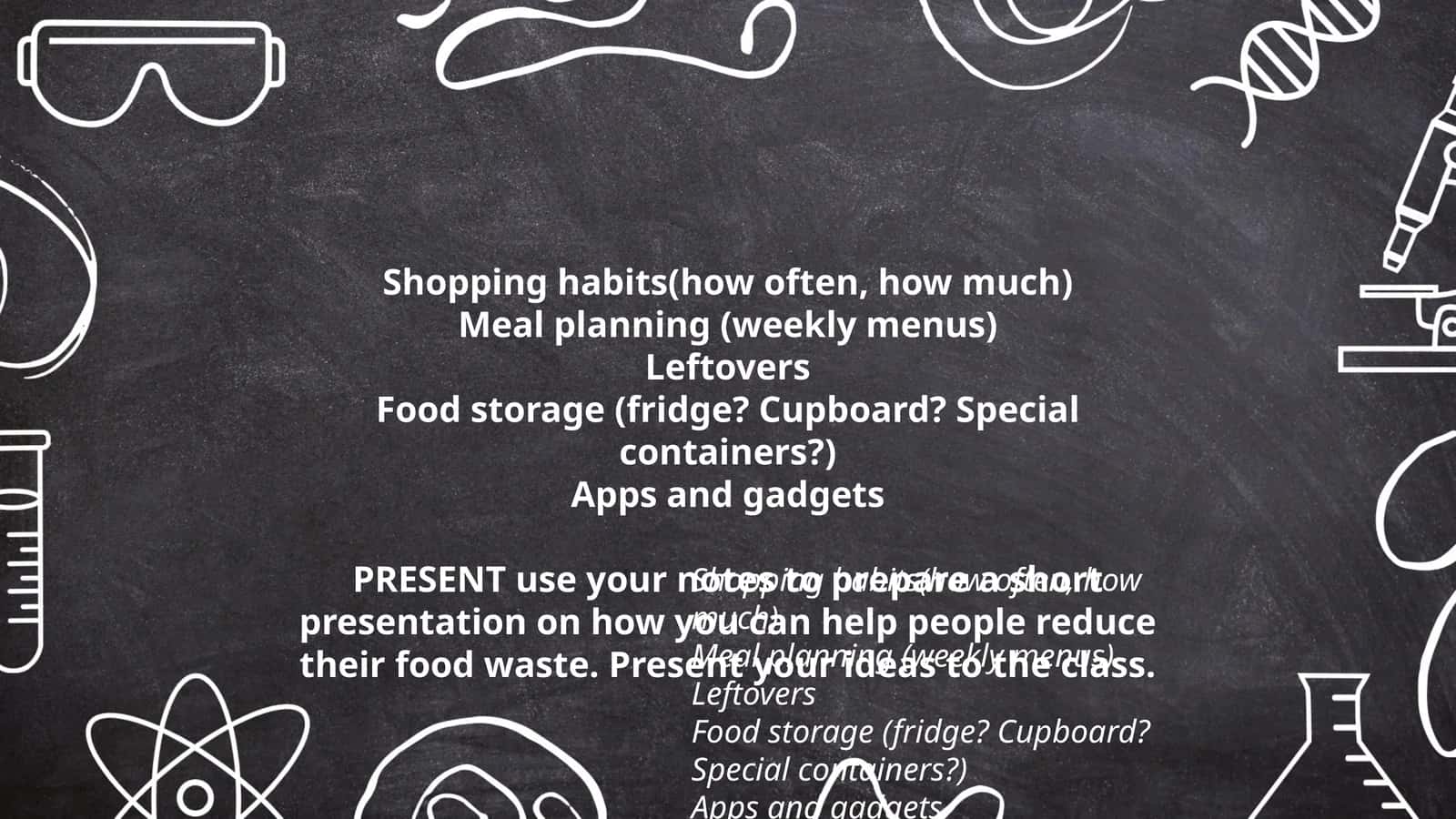 Shopping habits(how often, how much) 1