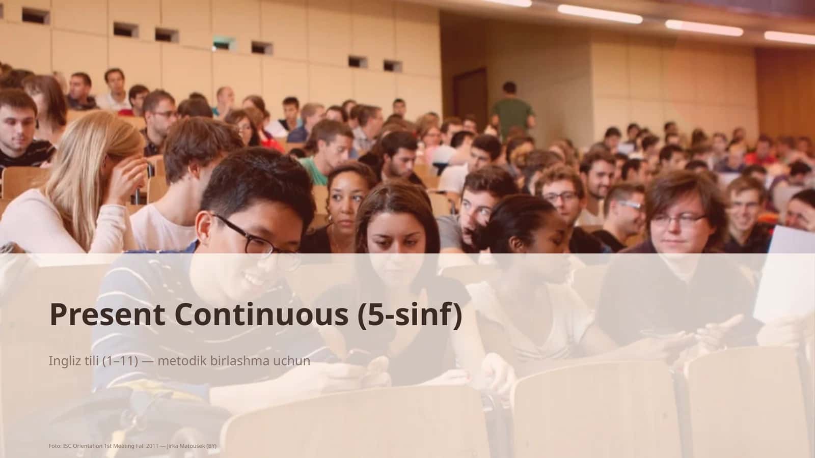 Present Continuous (5-sinf) 1