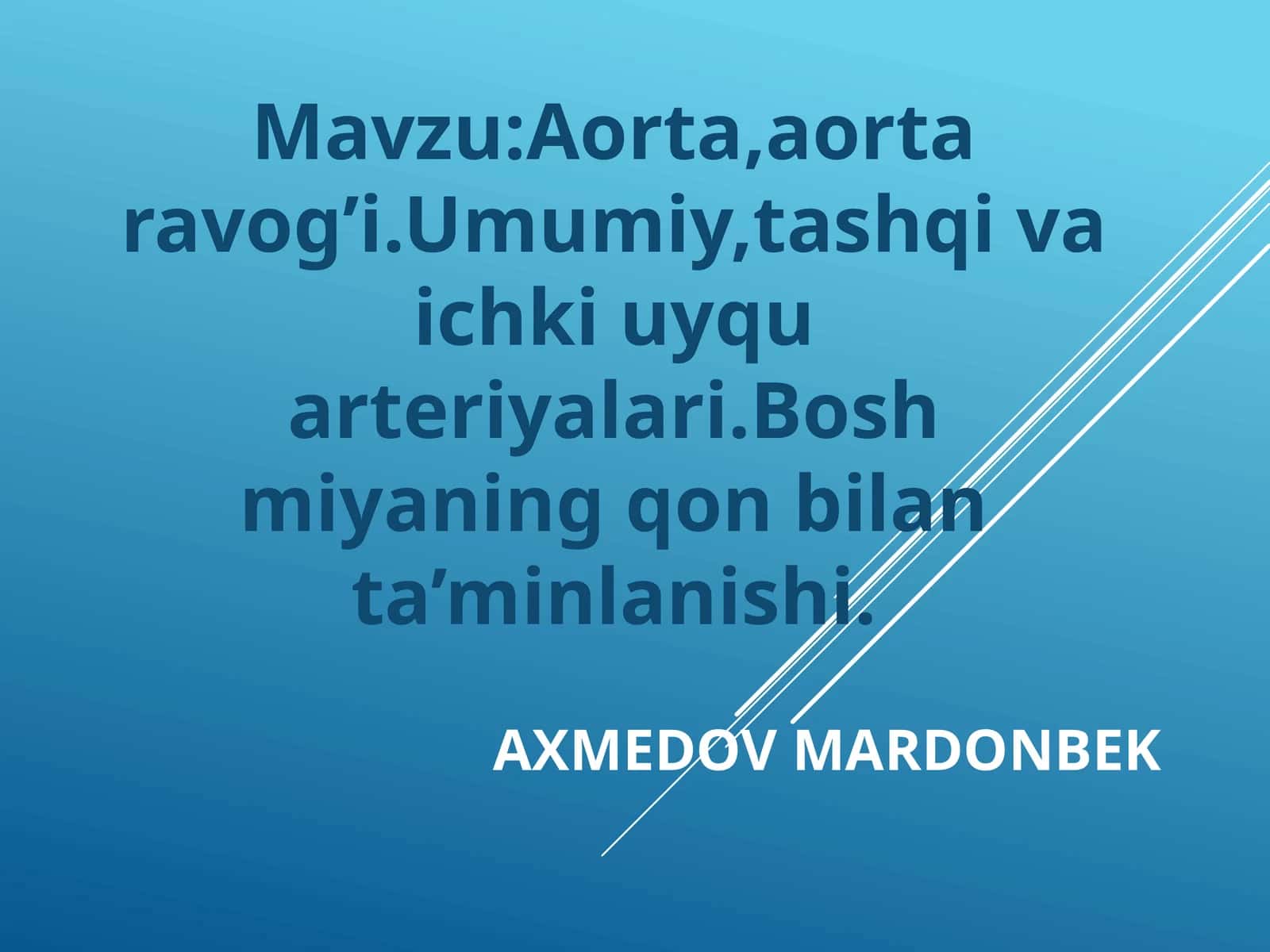 Aortavaaortaravog’I 1