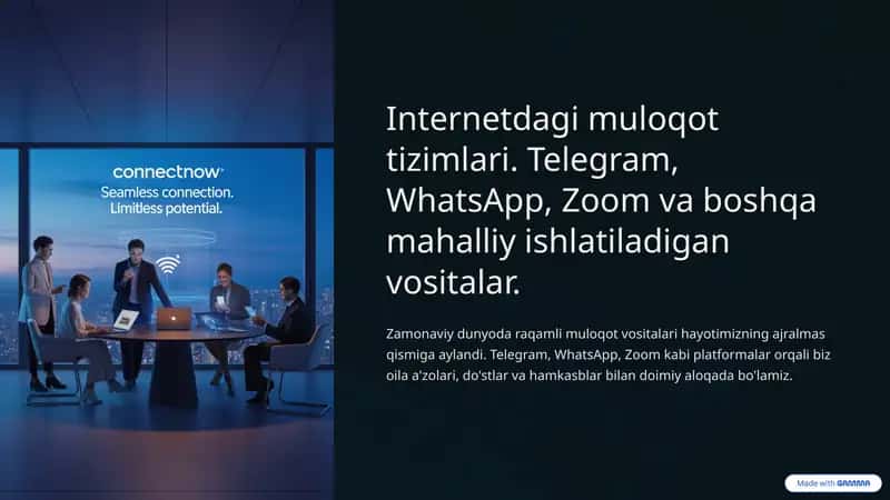 Internetdagi Muloqot Tizimlari 1