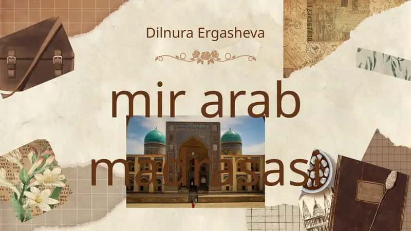 Mir Arab madrasasi 1